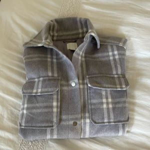 H&M Felted Shirt Jacket